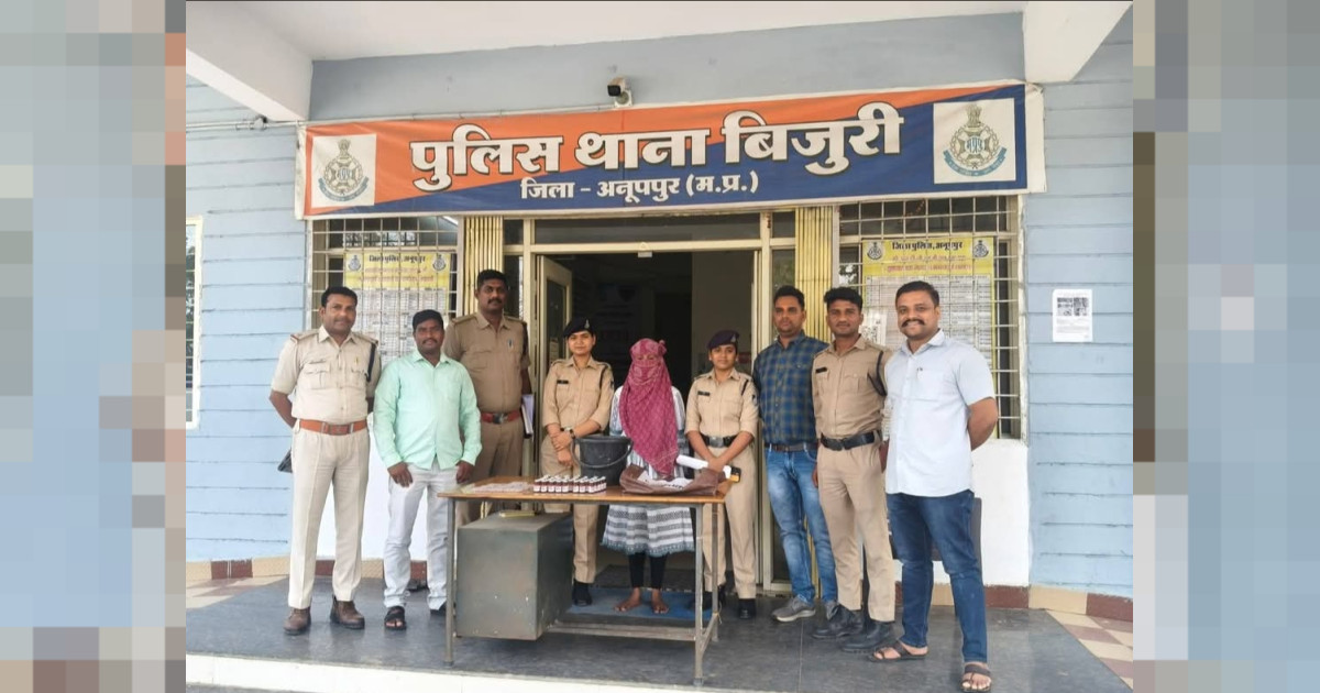 बिजुरी पुलिस द्वारा  नशीले इंजेक्शन केविरुद्ध कार्यवाही 100 नग इंजेक्शन किए जप्त ।