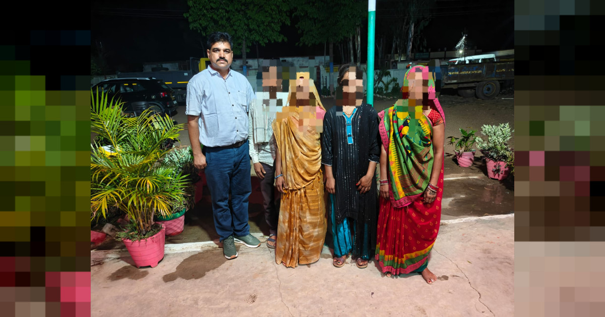 पुलिस सहायता केन्द्र वेकंटनगर थाना जैतहरी जिला अनूपपुर (म.प्र.) द्वारा एक नाबालिग बालिका को दस्तयाब कर किया गया परिजनो के सुपुर्द