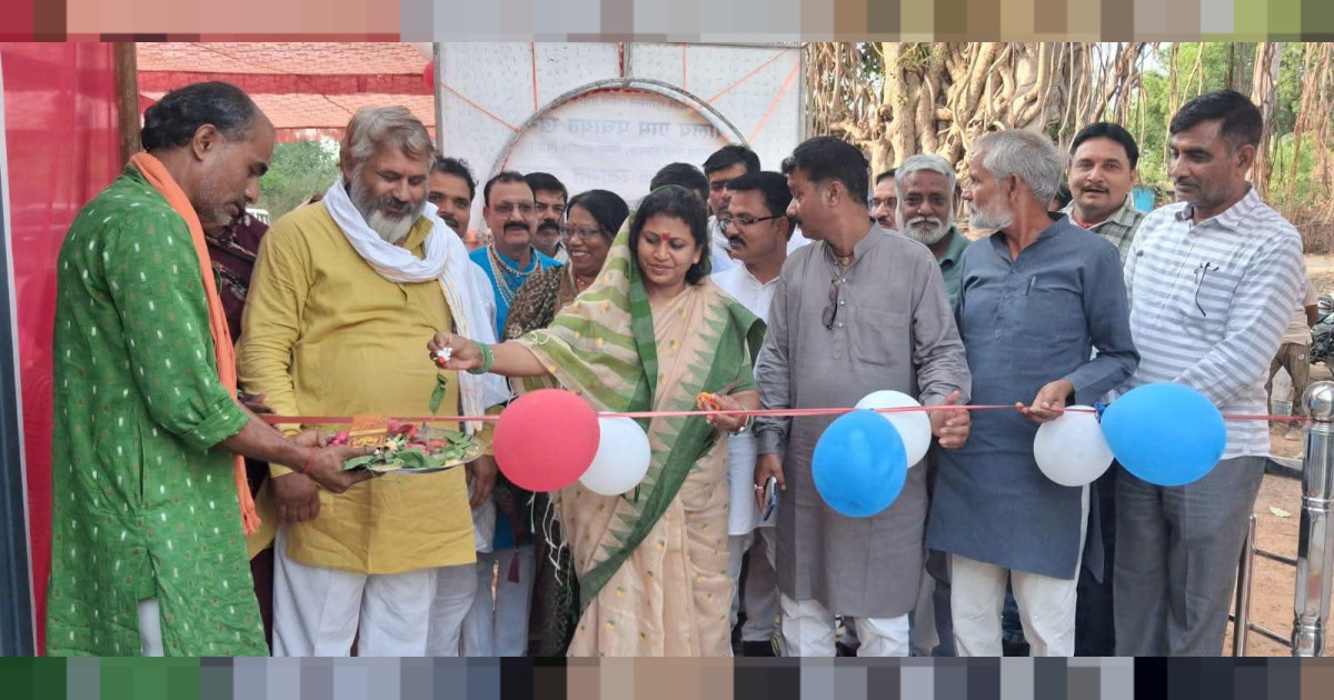 विधायक ने विकास कार्यों का किया भूमि पूजन एवं लोकार्पण