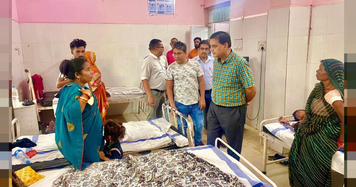 क्षेत्रीय संचालक ने सिविल अस्पताल ब्यौहारी का किया निरीक्षण