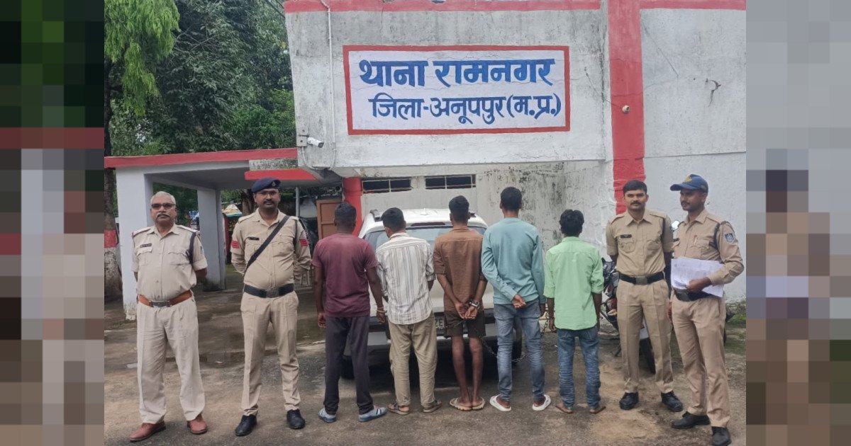 05 वारंटी गिरफ्तार, 06 स्थायी वारंट तामील, थाना रामनगर पुलिस की कॉम्बिंग गश्त में कार्रवाई